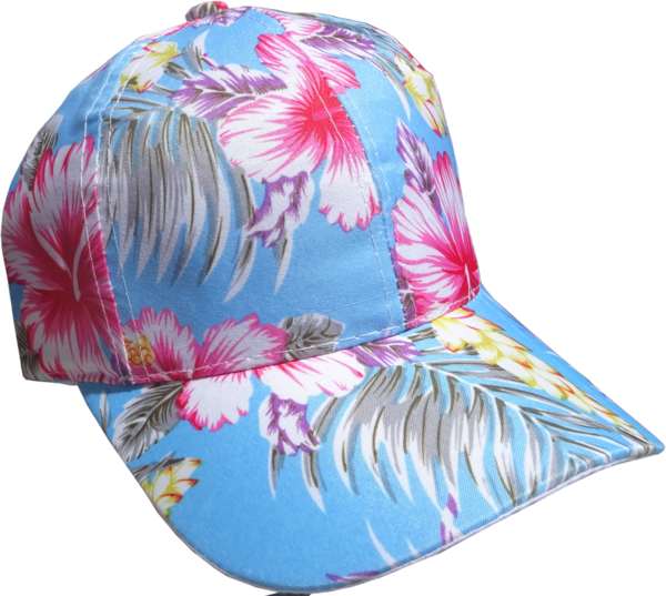 Gorra con flores