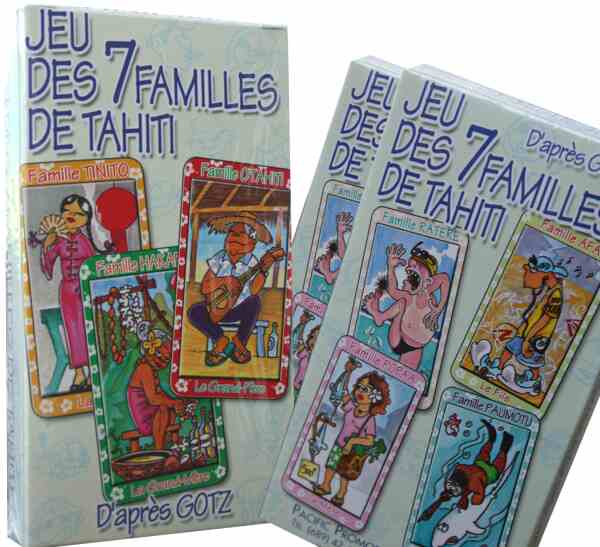 Juego de las 7 familias de Tahití