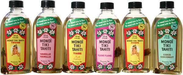 Collezione di 6 Monoi de Tahiti 120ml