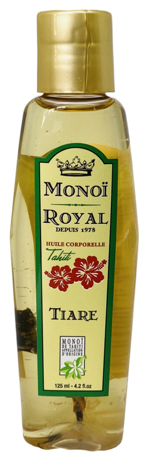 Monoi Royal Tiare Tahiti mit Blume - 125 ml
