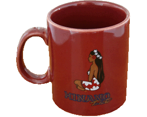 Mug Hinano Tahiti - Bordeau Rot