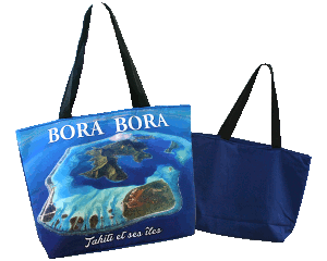 Tasche mit Aufdruck - Bora Bora